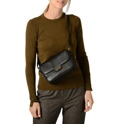 TOUPIE ROMY, sac travers châtain