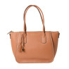 Vestige ROMY, sac cabas cuir bleu glacier