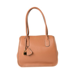Vestige ROMY, sac cabas cuir bleu glacier