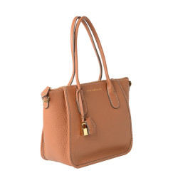 Vestige ROMY, sac cabas cuir bleu glacier