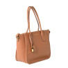 Vestige ROMY, sac cabas cuir bleu glacier