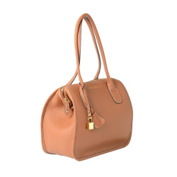 Vestige ROMY, sac cabas cuir bleu glacier