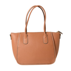 Vestige ROMY, sac cabas cuir bleu glacier