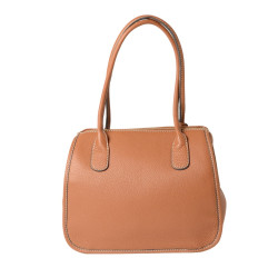 Vestige ROMY, sac cabas cuir bleu glacier