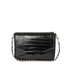 Medan RYTHME, sac façon croco noir