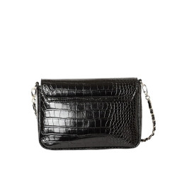 Medan RYTHME, sac façon croco noir