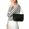 Medan RYTHME, sac façon croco noir