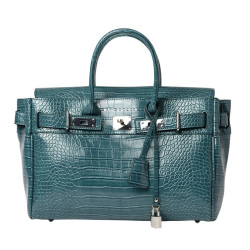 Pyla RYTHME, sac à main façon croco