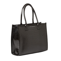 Sparks RYTHME, cabas façon croco noir