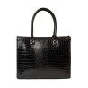 Sparks RYTHME, cabas façon croco noir