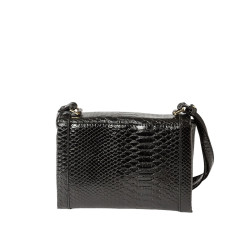 SORIA BRYAN, petit sac travers façon python beige sable