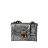 SORIA BRYAN, petit sac travers façon python beige sable