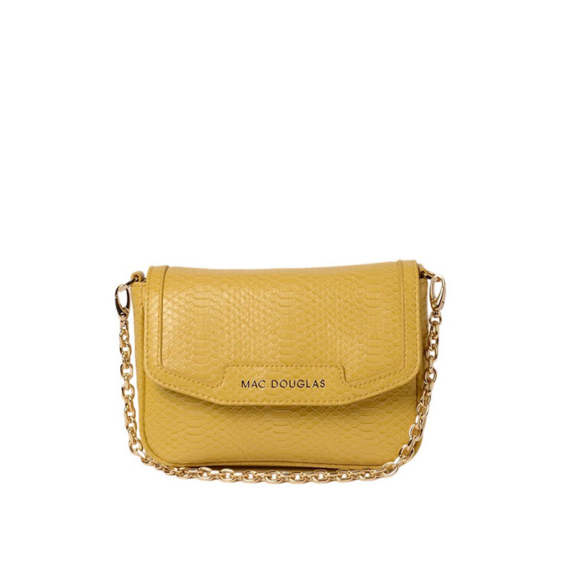 KIRIBATI BRYAN, petit sac à main motif python noix