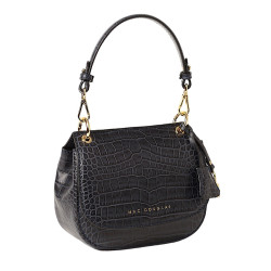 Garance ROMY, mini sac besace cuir grain croco