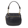 Garance ROMY, mini sac besace cuir grain croco