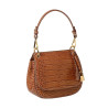 Garance ROMY, mini sac besace cuir grain croco