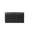 Gondole ROMY, portefeuille compagnon cuir grain croco