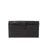 Gondole ROMY, portefeuille compagnon cuir grain croco