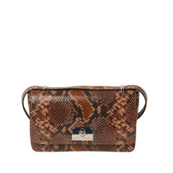 Amiral CIENNA, sac bandoulière cuir motif python