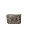 KIRIBATI BRYAN, petit sac à main motif python noix