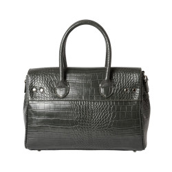 Pyla RYTHME, petit sac à main façon croco rouge