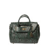 Pyla BRYAN, mini sac à main motif python jaune