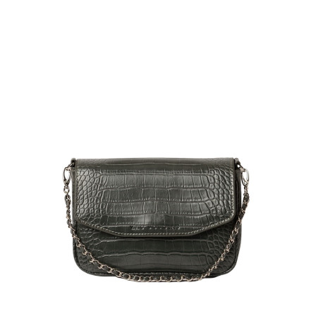 Medan RYTHME, sac façon croco noir