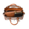 Pyla RYTHME, mini sac à main châtain