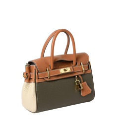 Pyla ROMY, mini sac à main cuir multicolore