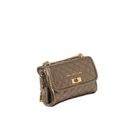 TREVISE LOSANGE, mini sac travers camel mat