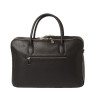 Timbale MAGDA, porte-documents cuir châtain