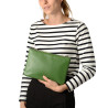 Spritz MAGDA, sac pochette cuir vert