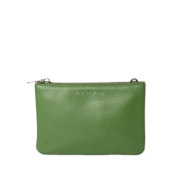 Spritz MAGDA, sac pochette cuir vert