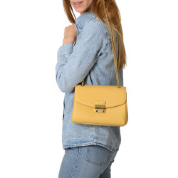 ROSSINI PROCIDA, petit sac porté épaule jaune