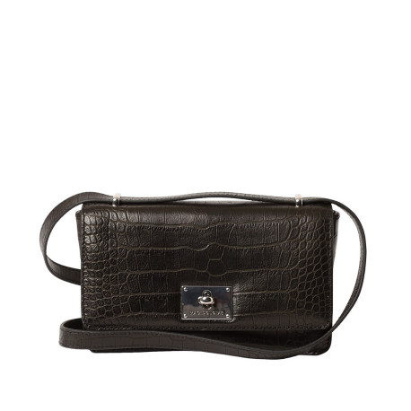 Amiral CIENNA, sac bandoulière cuir motif croco