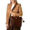 Kentucky ROMY, sac porté épaule cuir grain croco