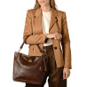 Kentucky ROMY, sac porté épaule cuir grain croco