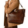 Kentucky ROMY, sac porté épaule cuir grain croco
