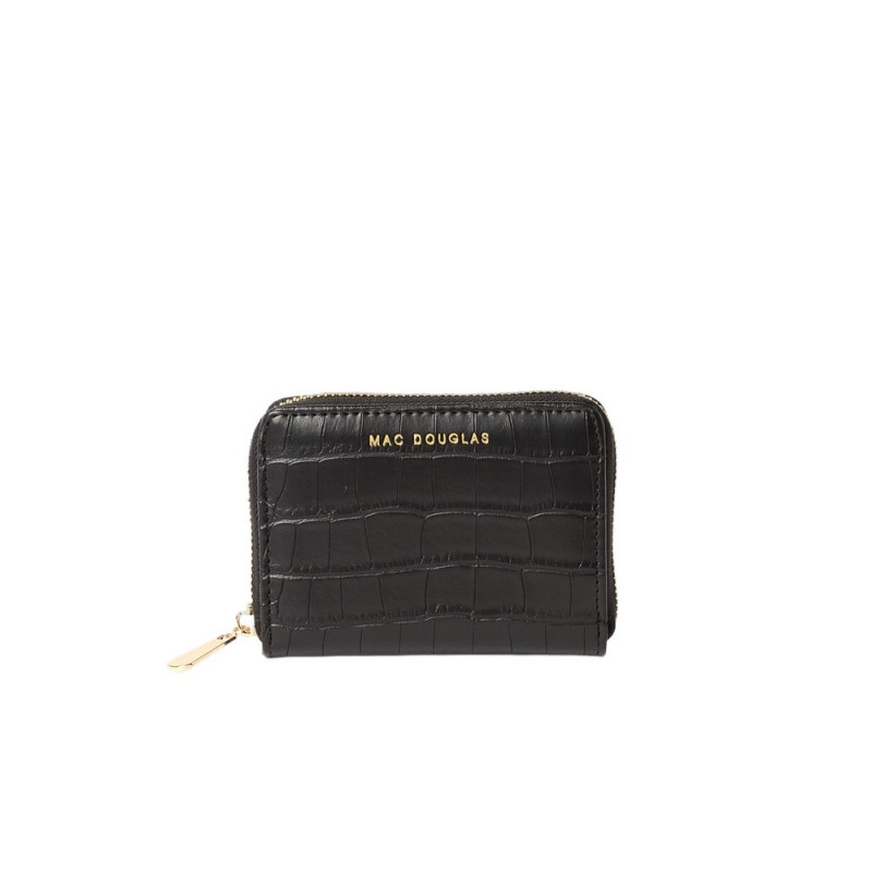 Cutter MERYL, porte-monnaie zippé aspect croco