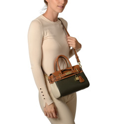 Pyla ROMY, mini sac à main cuir multicolore