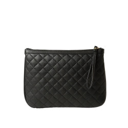 JAIPUR LOSANGE, pochette gris perle mat