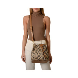 Lively Paloma, sac seau python beige