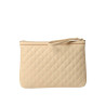 JAIPUR LOSANGE, pochette gris perle mat