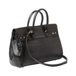 Pyla MERYL, sac à main aspect croco