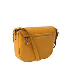Treck MAGDA, besace cuir nectarine