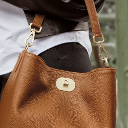 Couronne RHODES, sac porté épaule cuir