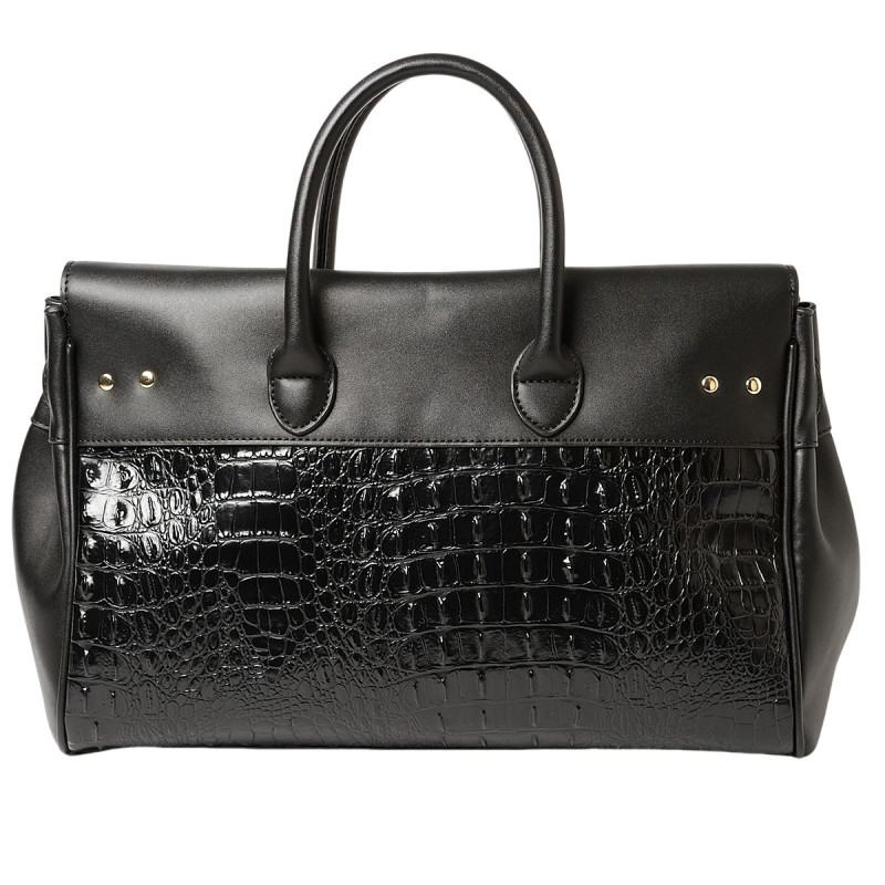 Pyla MERYL grand sac a main facon croco