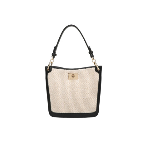 Kentucky FANTASIA, petit sac porté épaule tressé jean clair