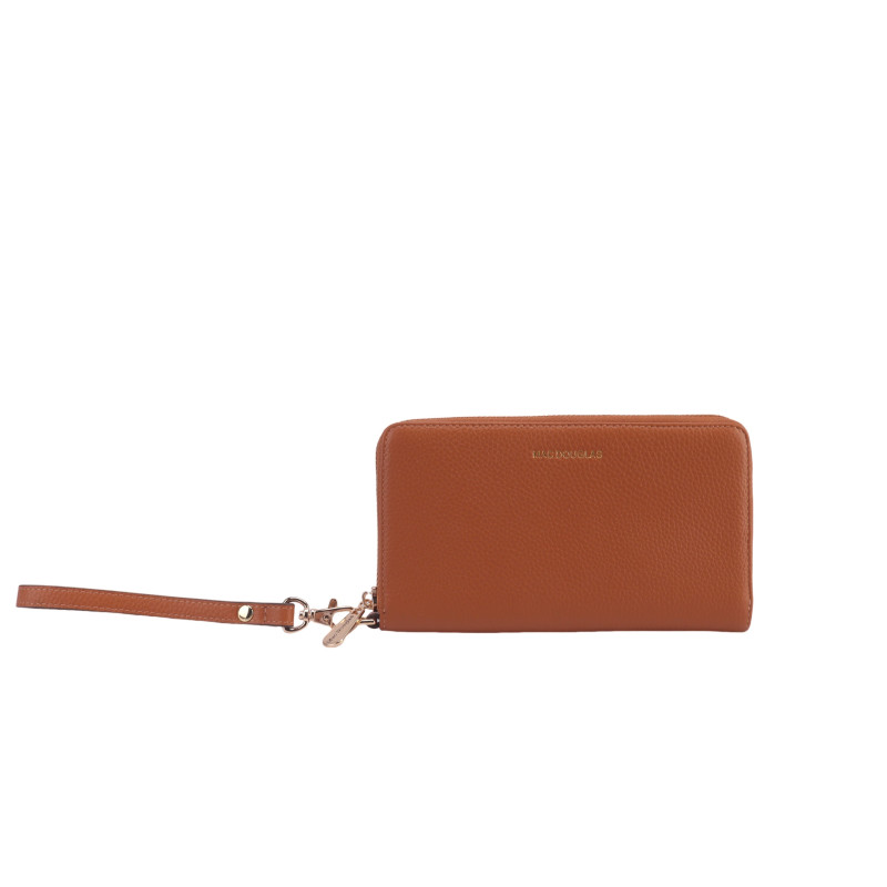 Balise ALBA, portefeuille zippé cuir