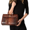 copy of Pyla Meryl petit sac à main façon croco châtain